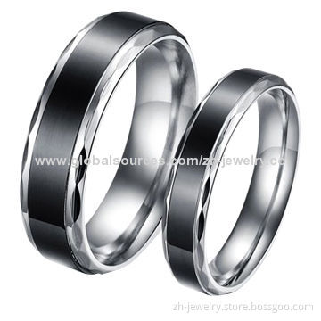 Stainless steel ring blanks, fashion men's ring, welcome OEM & ODM order